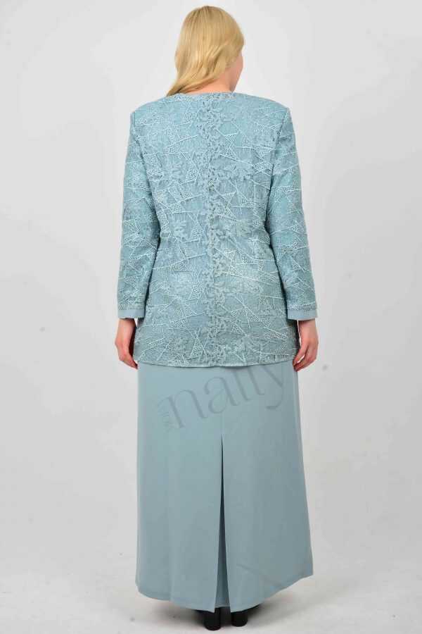 Moda Natty Dress with Lace Detailed Jacket