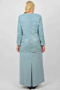 Moda Natty Dress with Lace Detailed Jacket
