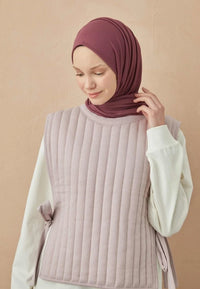 Fresh Scarf Jersey Shawl Damson