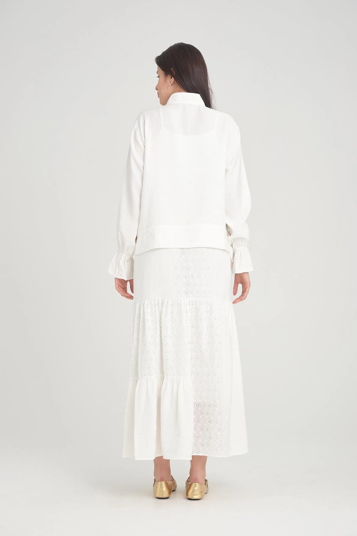 HLY Nicole Skirt Set Ecru
