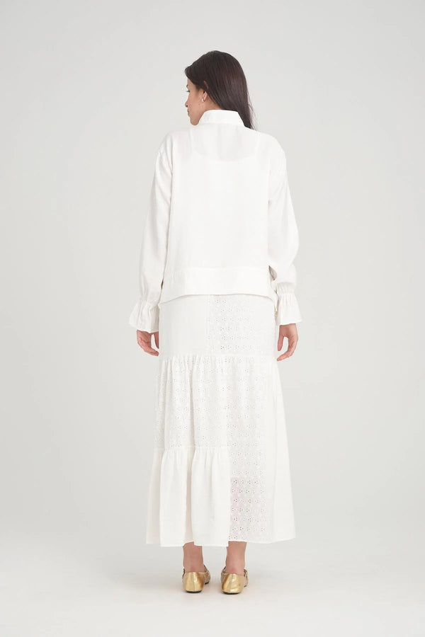 HLY Nicole Skirt Set Ecru