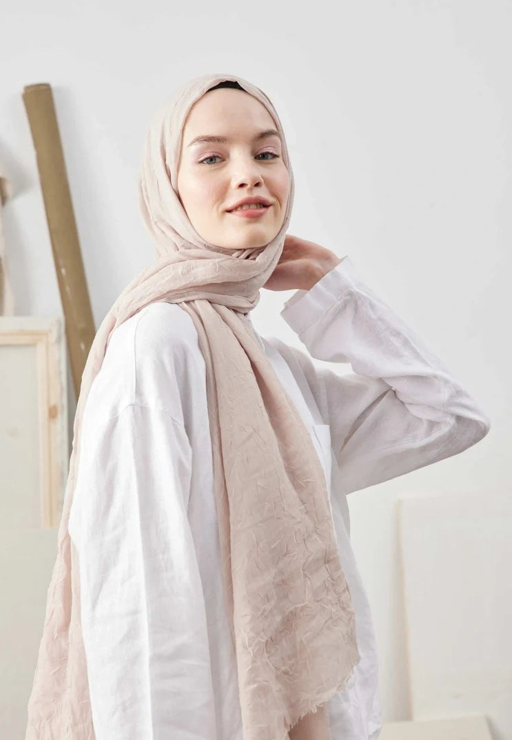Fresh Scarf Bamboo Shawl Nude