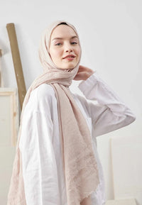 Fresh Scarf Bamboo Shawl Nude