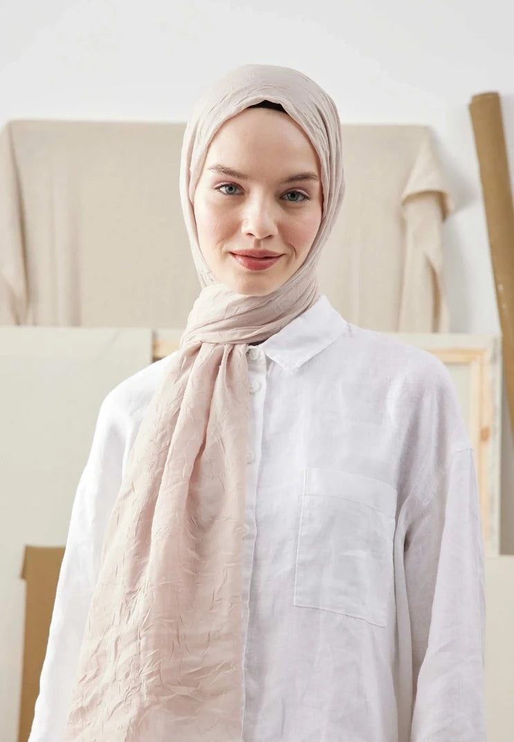 Fresh Scarf Bamboo Shawl Nude