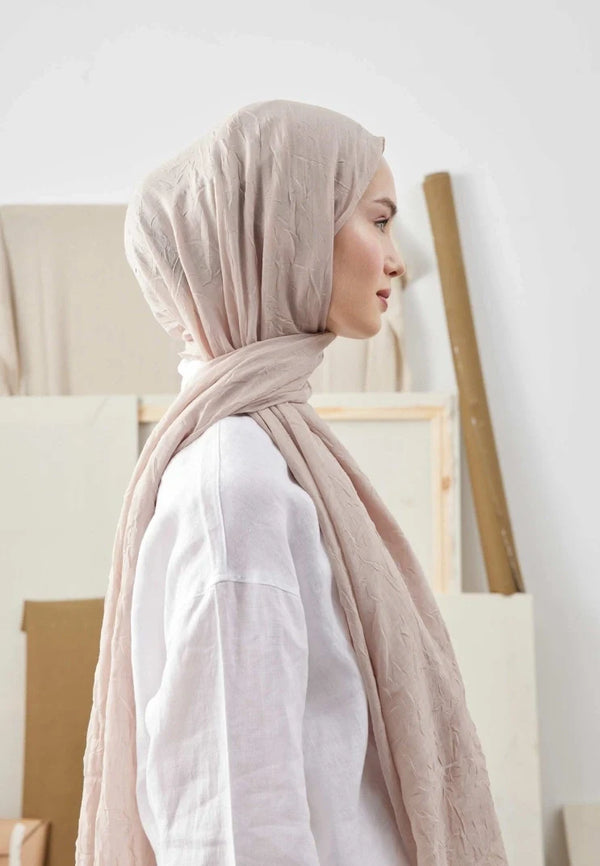 Fresh Scarf Bamboo Shawl Nude