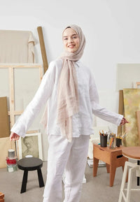Fresh Scarf Bamboo Shawl Nude