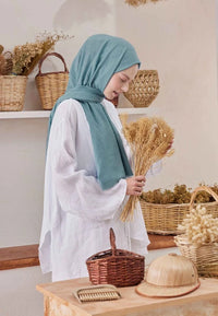 Fresh Scarf Bamboo Shawl Ocean