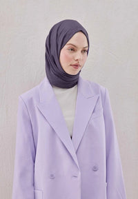 Fresh Scarf Bamboo Shawl Eggplant Purple