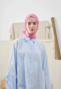 Fresh Scarf Bamboo Shawl Pink