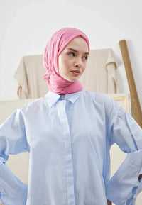 Fresh Scarf Bamboo Shawl Pink