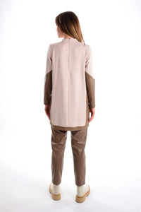 S&D 1222 Leather Dtld Set Mink