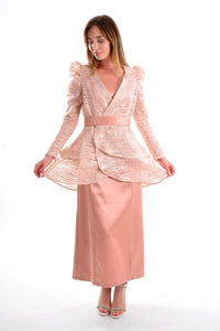 S&D 42211 Jacket&Dress Rose