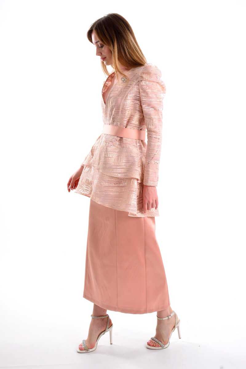 S&D 42211 Jacket&Dress Rose