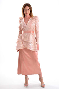 S&D 42211 Jacket&Dress Rose