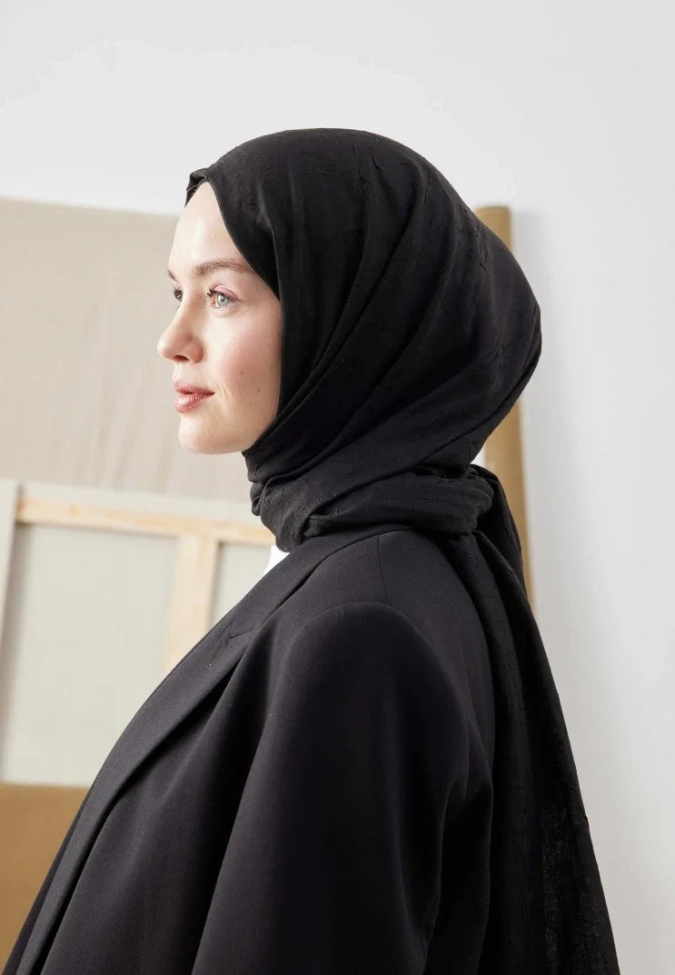 Fresh Scarf Bamboo Shawl Black