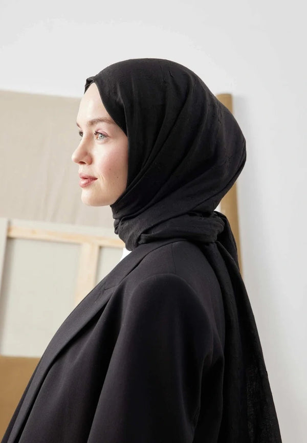 Fresh Scarf Bamboo Shawl Black