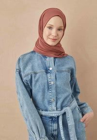 Fresh Scarf Jersey Shawl Cinnamon Bark