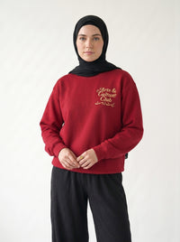 Arts & Culture Club Crewneck (Cherry Red)