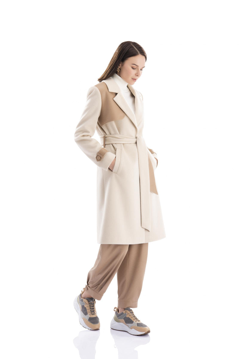 ZMS 3097 Coat Cream