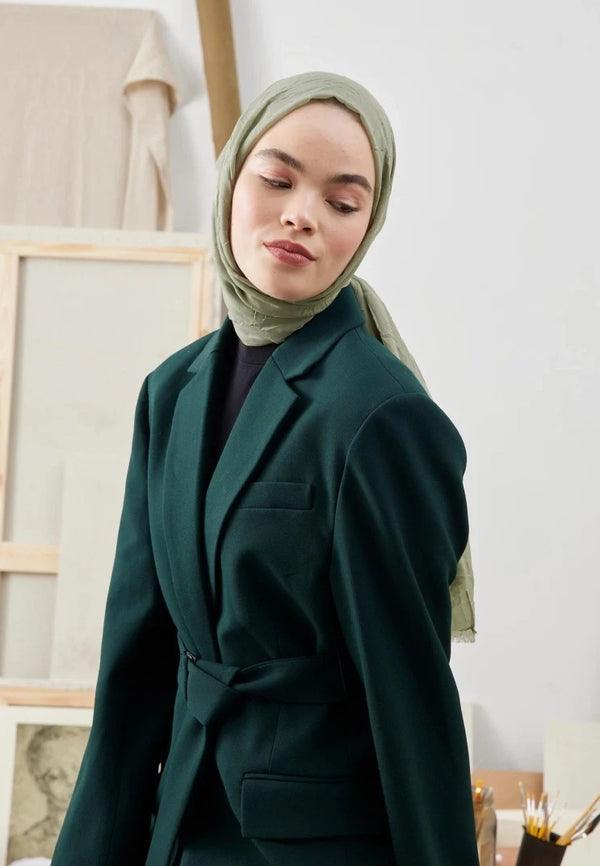 Fresh Scarf Bamboo Shawl Pale Green