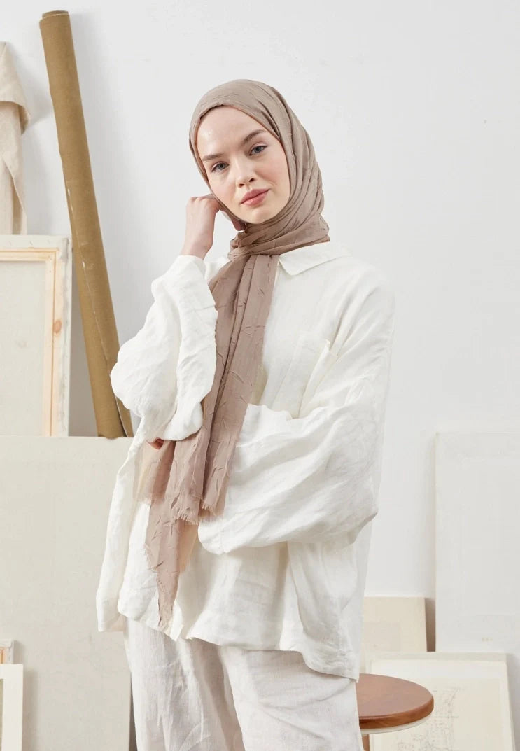 Fresh Scarf Bamboo Shawl Mink
