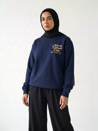 Arts & Culture Club Crewneck (Navy)