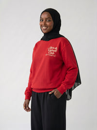 Arts & Culture Club Crewneck (Cherry Red)