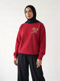 Arts & Culture Club Crewneck (Cherry Red)