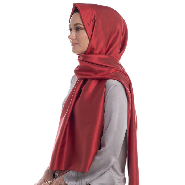 Ipekevi 927 Wild Strawberry Reversible Silk Shawl