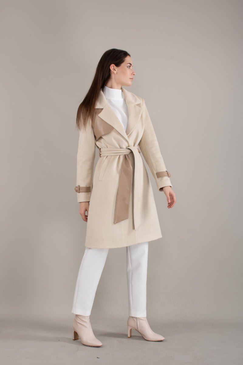 ZMS 3097 Coat Cream