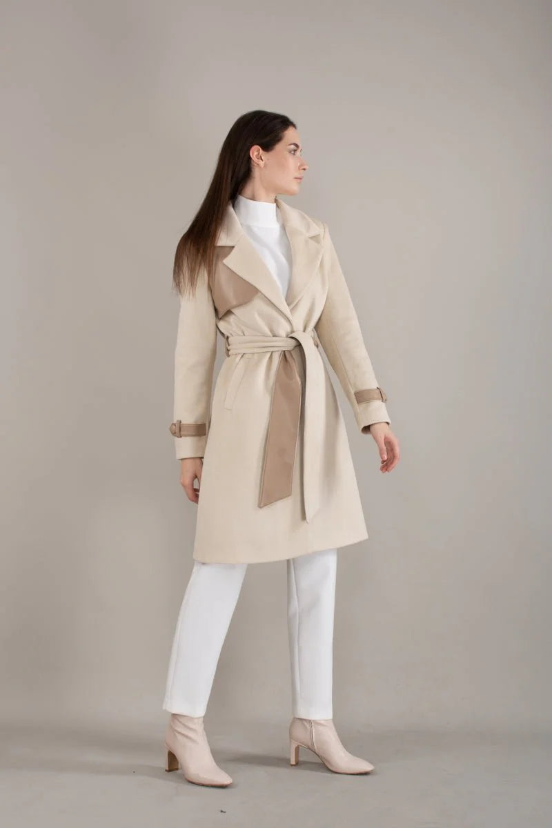 ZMS 3097 Coat Cream