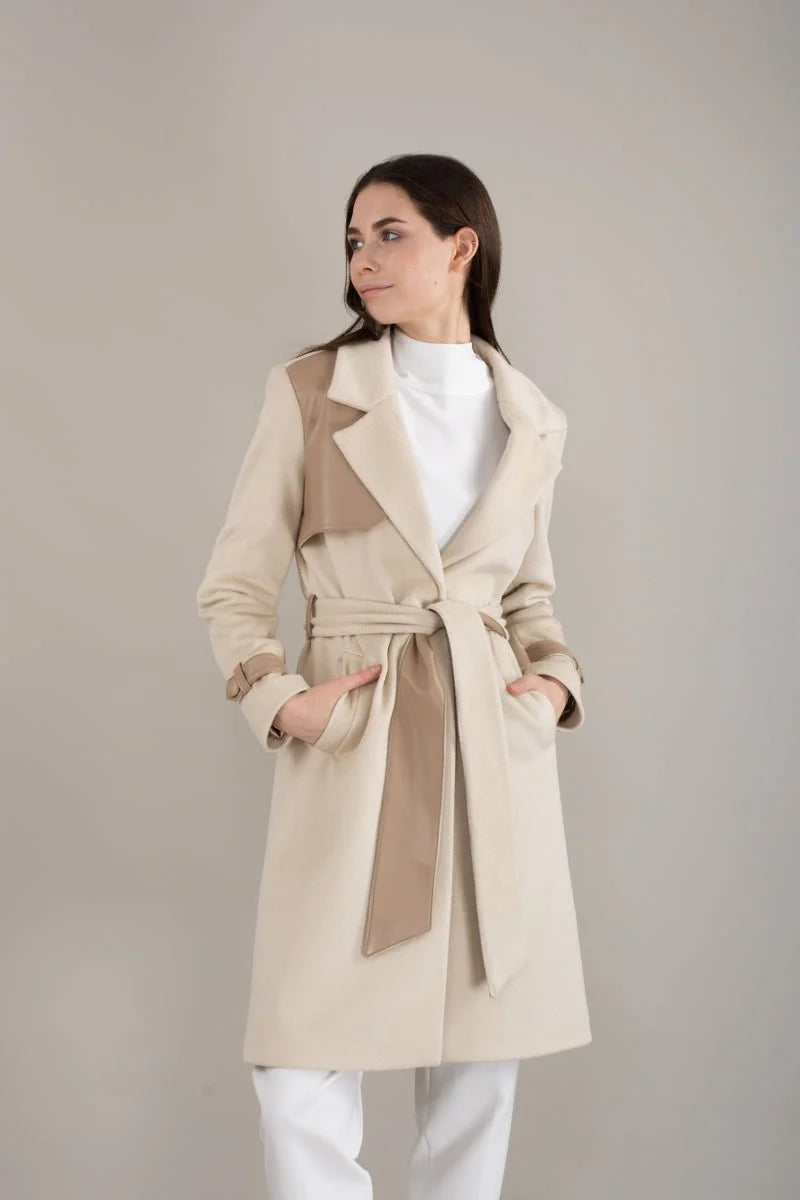 ZMS 3097 Coat Cream